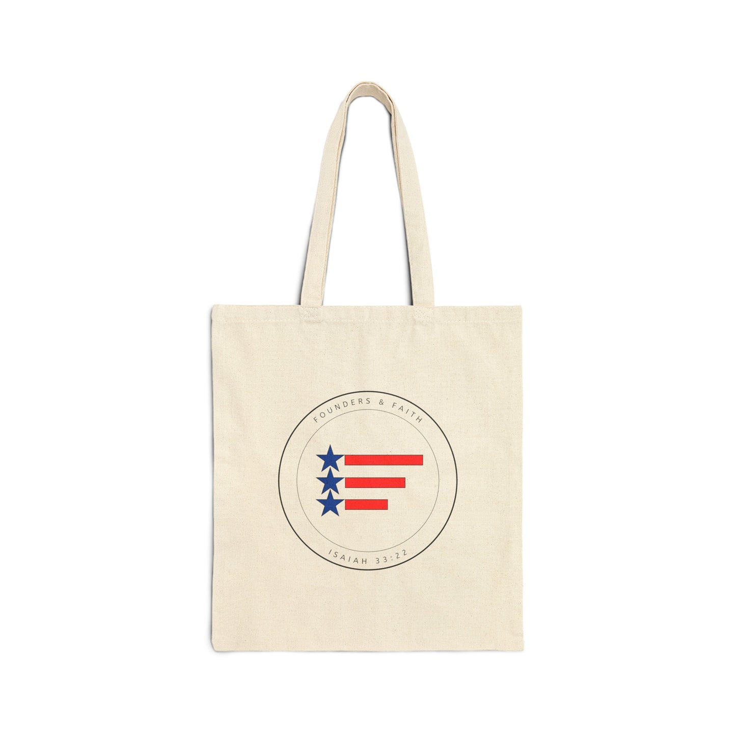 Logo, Verse and 3 Branches of Government - Cotton Canvas Tote Bag
