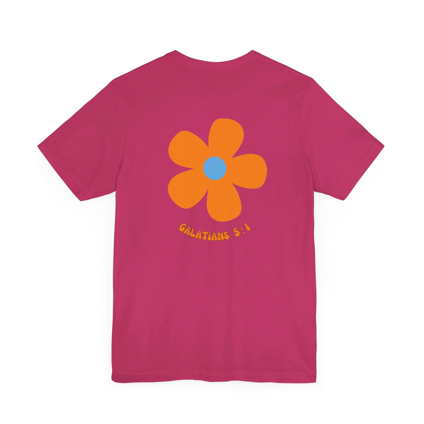 Happiness Flower T - Bella and Canvas