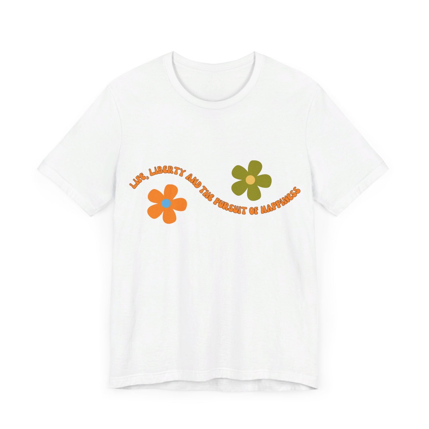 Happiness Flower T - Bella and Canvas