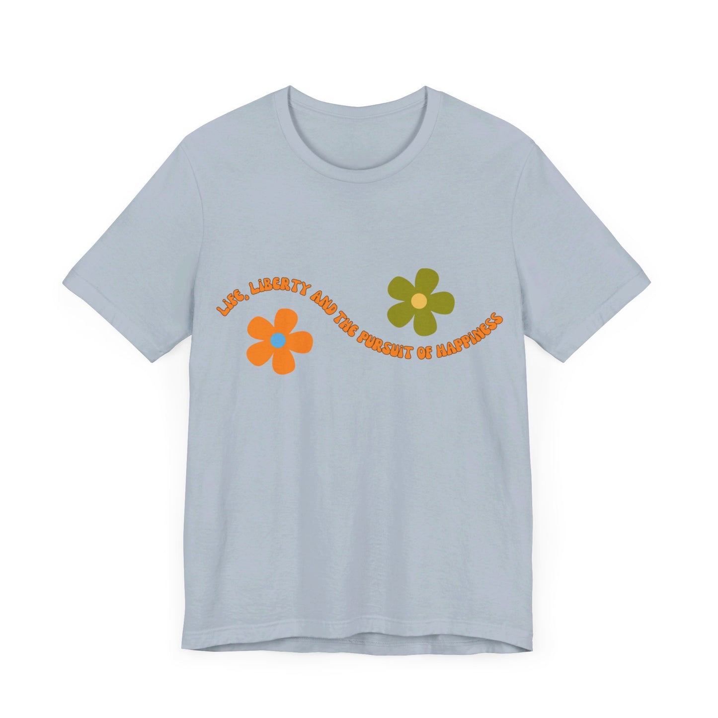 Happiness Flower T - Bella and Canvas