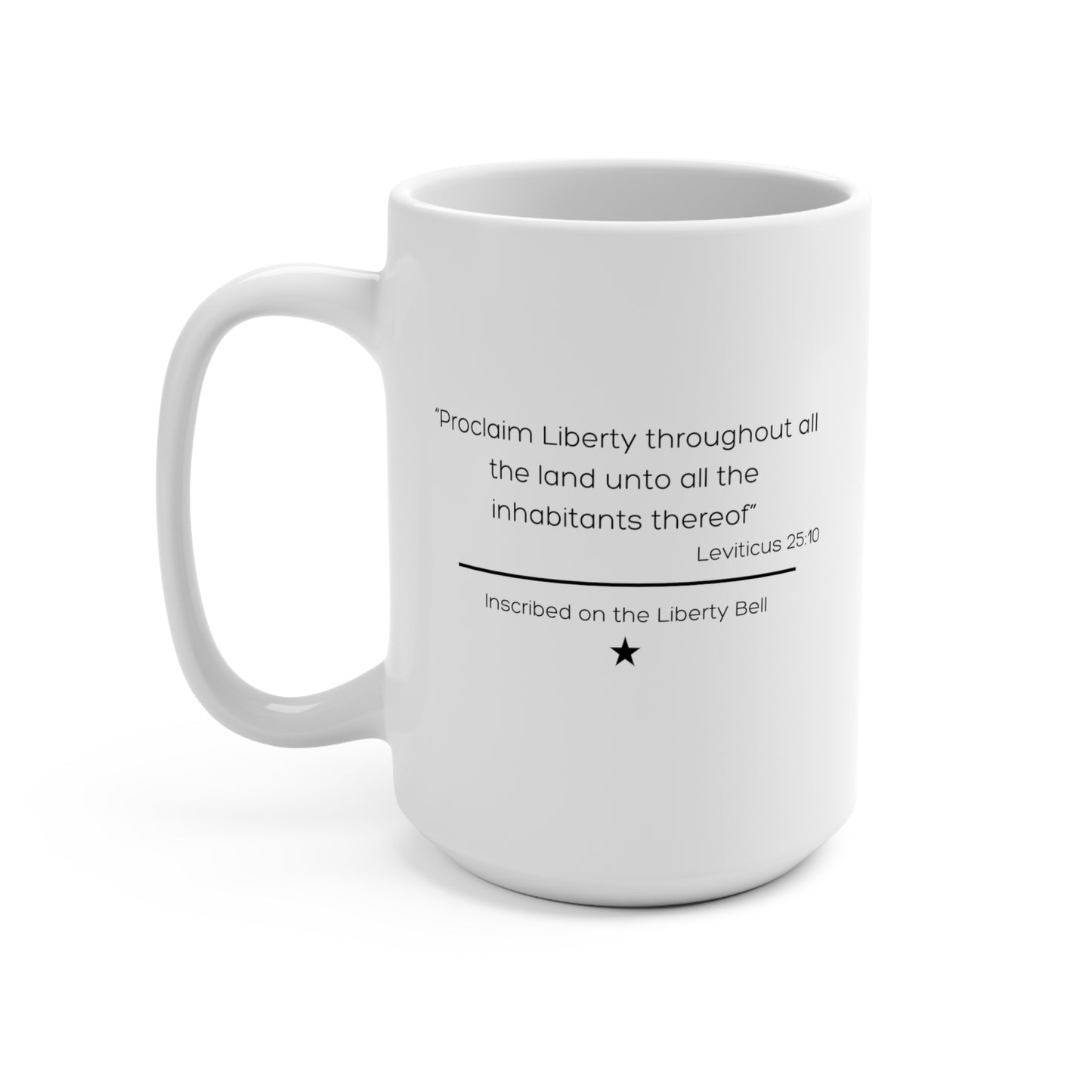 Liberty Bells Are Ringing Mug - red and blue