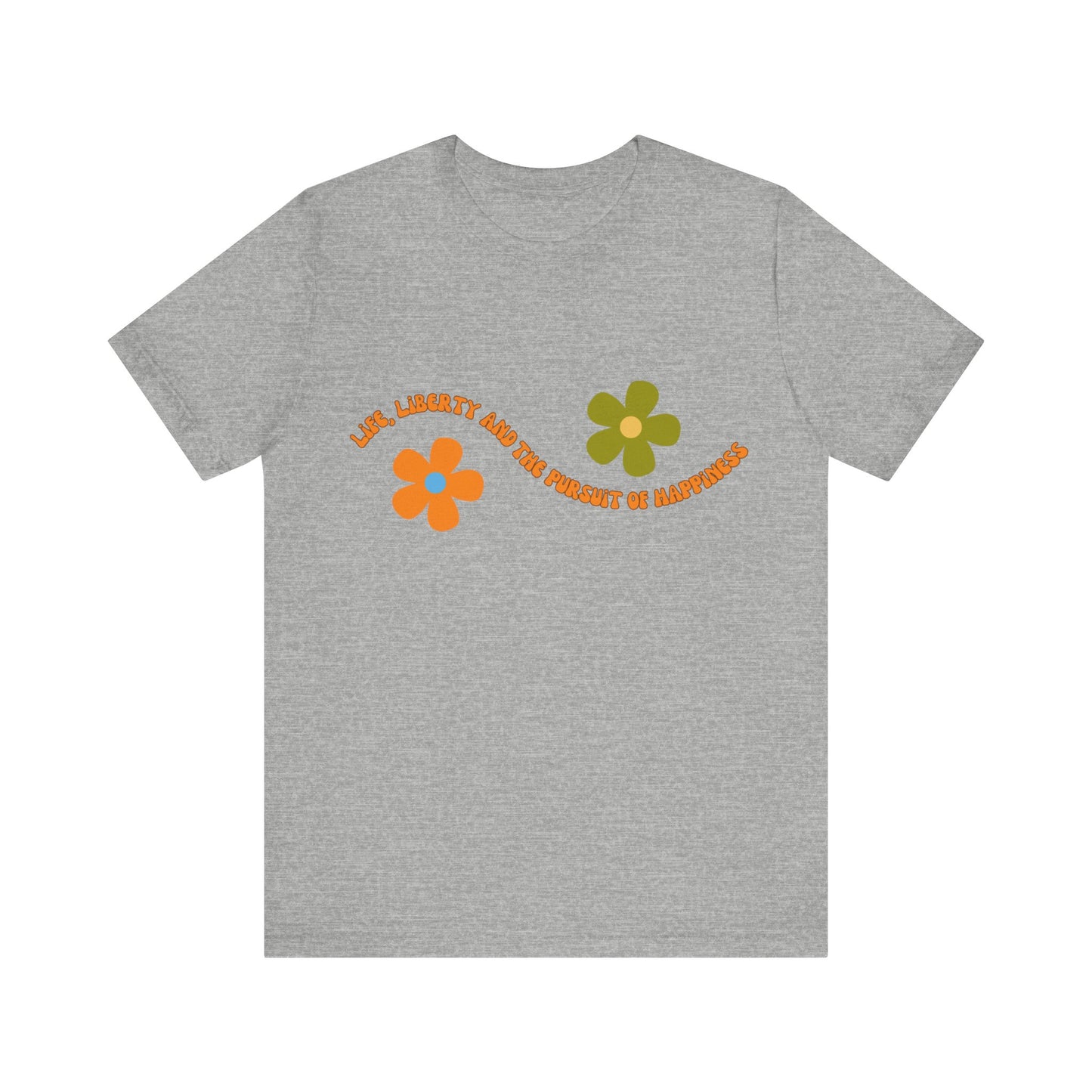 Happiness Flower T - Bella and Canvas